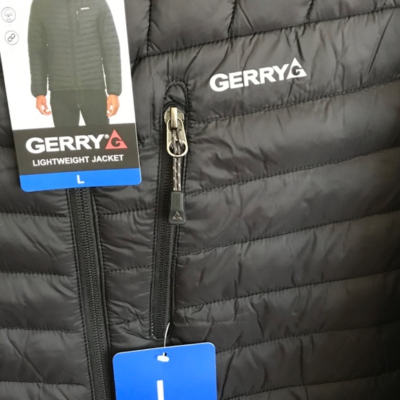 COPY - GERRY Lightweight Puffer Jacket NWT Black Men’s Size Large/tag’s removed - Picture 4 of 16